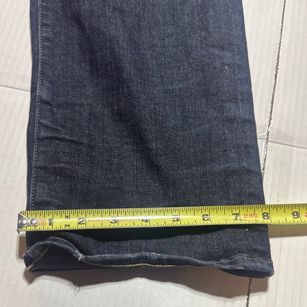 American Eagle original straight extreme flex 4 distressed Blue Jeans 32x32 - Picture 3 of 13
